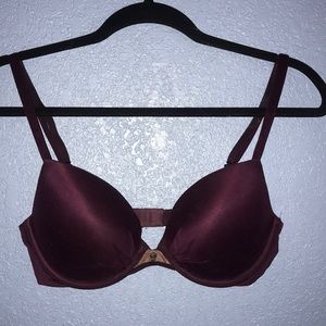 VS Fabulous Plunge Bra in Eggplant